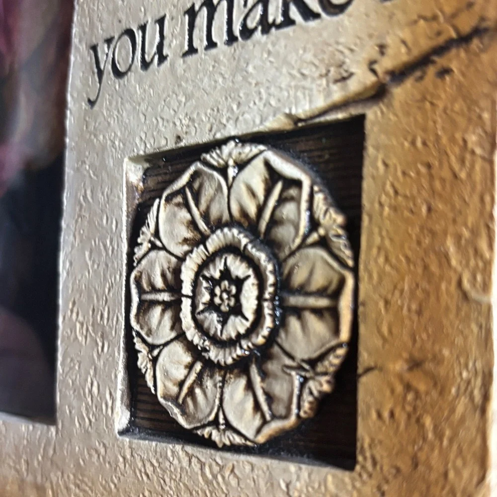 Vintage Inspirational Quote Photo Frame 